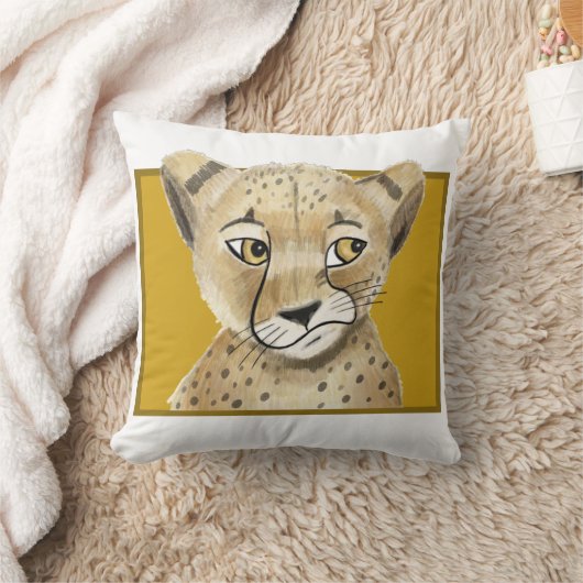 Mooie Cheetah Worpkussen – Safari Dier Thuis Kussen (Deken)