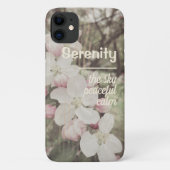 Mooie Cherry Blossom, aangepaste naam met betekeni Case-Mate iPhone Case (Achterkant)