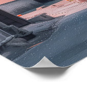 Mooie Cherry Blossom-boom Poster (Hoek)