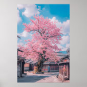 Mooie Cherry Blossom-boom Poster (Voorkant)