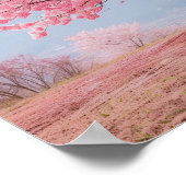 Mooie Cherry Blossom-boom Poster (Hoek)