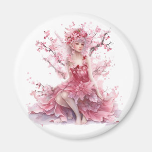 Mooie Cherry Blossom Fairy/Fae/faerie Prinses Magneet