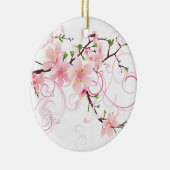 Mooie Cherry Blossom Keramisch Ornament (Rechts)
