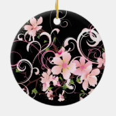 Mooie Cherry Blossom Keramisch Ornament (Achterkant)