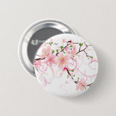 Mooie Cherry Blossom Ronde Button 5,7 Cm (Voorkant /achterkant)