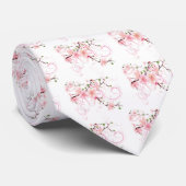 Mooie Cherry Blossom Stropdas (Opgerold)