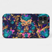 Mooie chic abstracte bloemen achtergrond Case-Mate iPhone case (Achterkant (horizontaal))