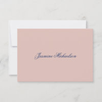 Mooie Chic Calligrafie Naam Rose Goud Kleur