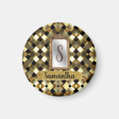 Mooie Chic Girly Mirror Elegant Bday Gift Magneet (Voorkant)