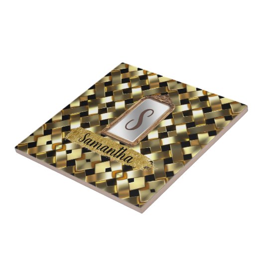 Mooie Chic Girly Mirror Elegant Tegeltje (Zijkant)