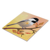 Mooie Chickadee Keramische Tegel Tegeltje (Zijkant)