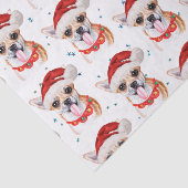 Mooie Chihuahua-hond kerstpatroon Tissuepapier (Detail)