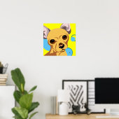 Mooie Chihuahua Posters (Thuiskantoor)