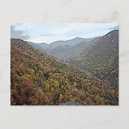 Mooie Chimney Rock-ansichtkaart Briefkaart (Voorkant)