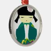 Mooie Chinese dollar Metalen Ornament (Rechts)