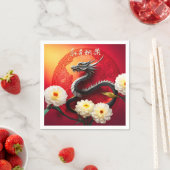 Mooie Chinese Draak Nieuwjaar 2024 PPN01 Servet (Insitu)