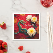 Mooie Chinese Draak Nieuwjaar 2024 PPN02 Servet (Insitu)