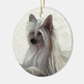 Mooie Chinese kruitpooep Keramisch Ornament (Links)