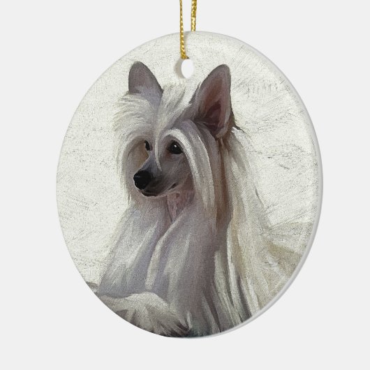 Mooie Chinese kruitpooep Keramisch Ornament (Links)