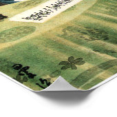 Mooie Chinese muziek portret oud Chinees Poster (Hoek)