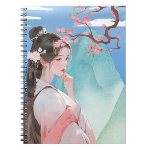 Mooie Chinese vrouw Notitieboek