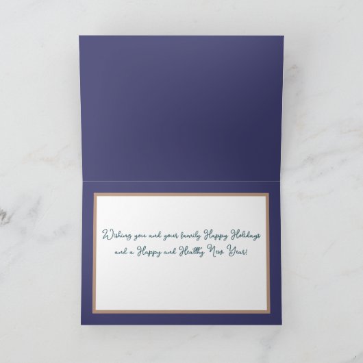 Mooie chique bloemenboeket witte bloem vakantie kaart (Binnen)