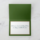 Mooie chique bloemenboeket witte bloem vakantie kaart (Binnen)