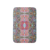 Mooie chique bloementuin Waterverf schilderij Badmat (Voorkant Verticaal)