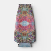 Mooie chique bloementuin Waterverf schilderij Flesjeskoeler (Voorkant)