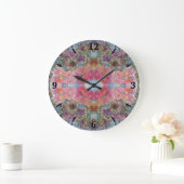 Mooie chique bloementuin Waterverf schilderij Grote Klok (Huis)