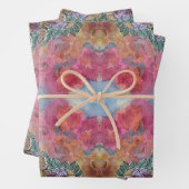 Mooie chique bloementuin Waterverf schilderij Inpakpapier Vel (In situ)