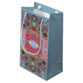 Mooie chique bloementuin Waterverf schilderij Klein Cadeauzakje (Achterkant Gekanteld)