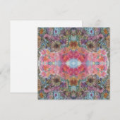 Mooie chique bloementuin Waterverf schilderij Notitiekaartje (Voorkant / Achterkant)