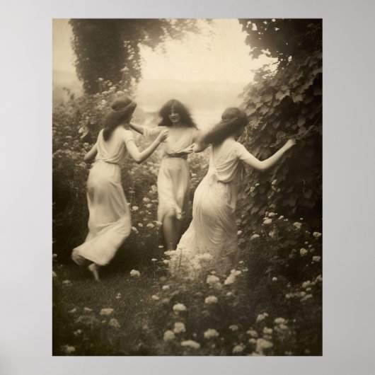 Mooie chique  meisjes poster (Voorkant)