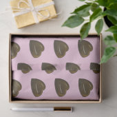 Mooie Chocolade Hartjes Patroon Tissuepapier (Geschenk)