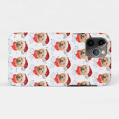Mooie Chow Chow Hond Kerst Patroon Case-Mate iPhone Case (Achterkant (horizontaal))