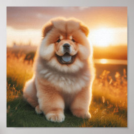 mooie Chow Chow Poster
