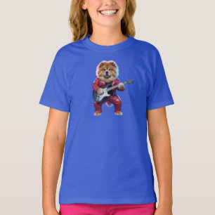 Mooie Chow Chow Rockster Kids T-Shirt