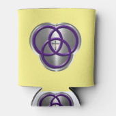 Mooie Christelijke driedecircentievers met kruis Blikjeskoeler (Voorkant)