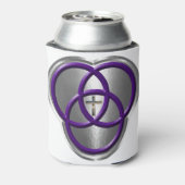 Mooie Christelijke driedecircentievers met kruis Blikjeskoeler (Blikje Achterkant)