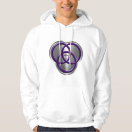 Mooie Christelijke driedecircentievers met kruis Hoodie