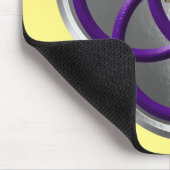 Mooie Christelijke driedecircentievers met kruis Muismat (Hoek)