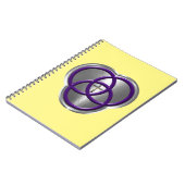 Mooie Christelijke driedecircentievers met kruis Notitieboek (Linkerzijde)