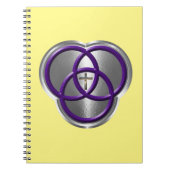 Mooie Christelijke driedecircentievers met kruis Notitieboek (Voorkant)