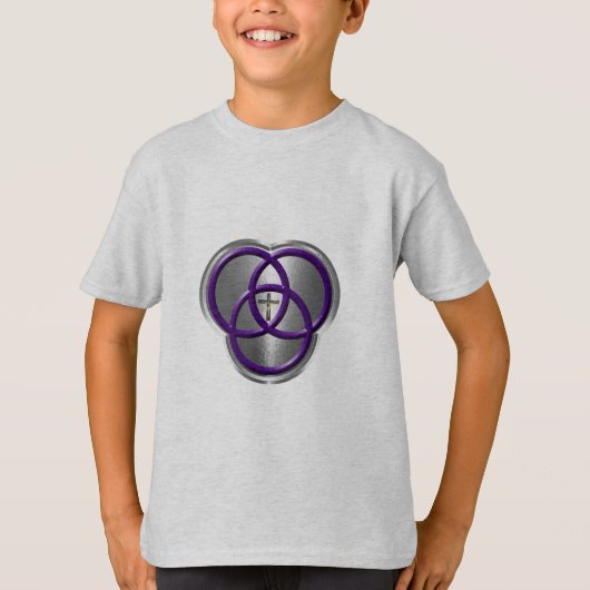 Mooie Christelijke driedecircentievers met kruis T-shirt (Voorkant)