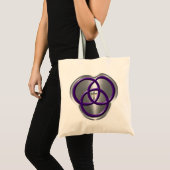 Mooie Christelijke driedecircentievers met kruis Tote Bag (Voorkant (product))