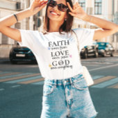 Mooie Christelijke Inspirerend quote T-shirt
