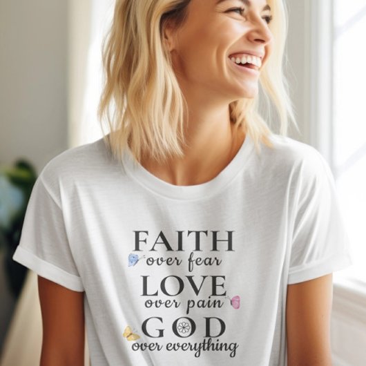 Mooie Christelijke Inspirerend quote T-shirt