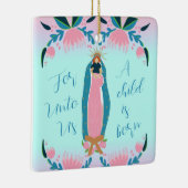 Mooie Christelijke kerstBaby Jezus Keramisch Ornament (Rechts)