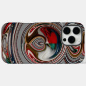 Mooie Christmas Hearts Vakantie Seizoen Kleuren Case-Mate iPhone Case (Achterkant (horizontaal))